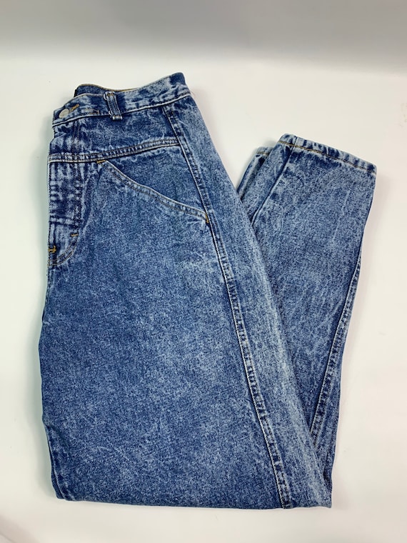 VTG 80s Streetwear Womens 8 High Rise Tapered Plea