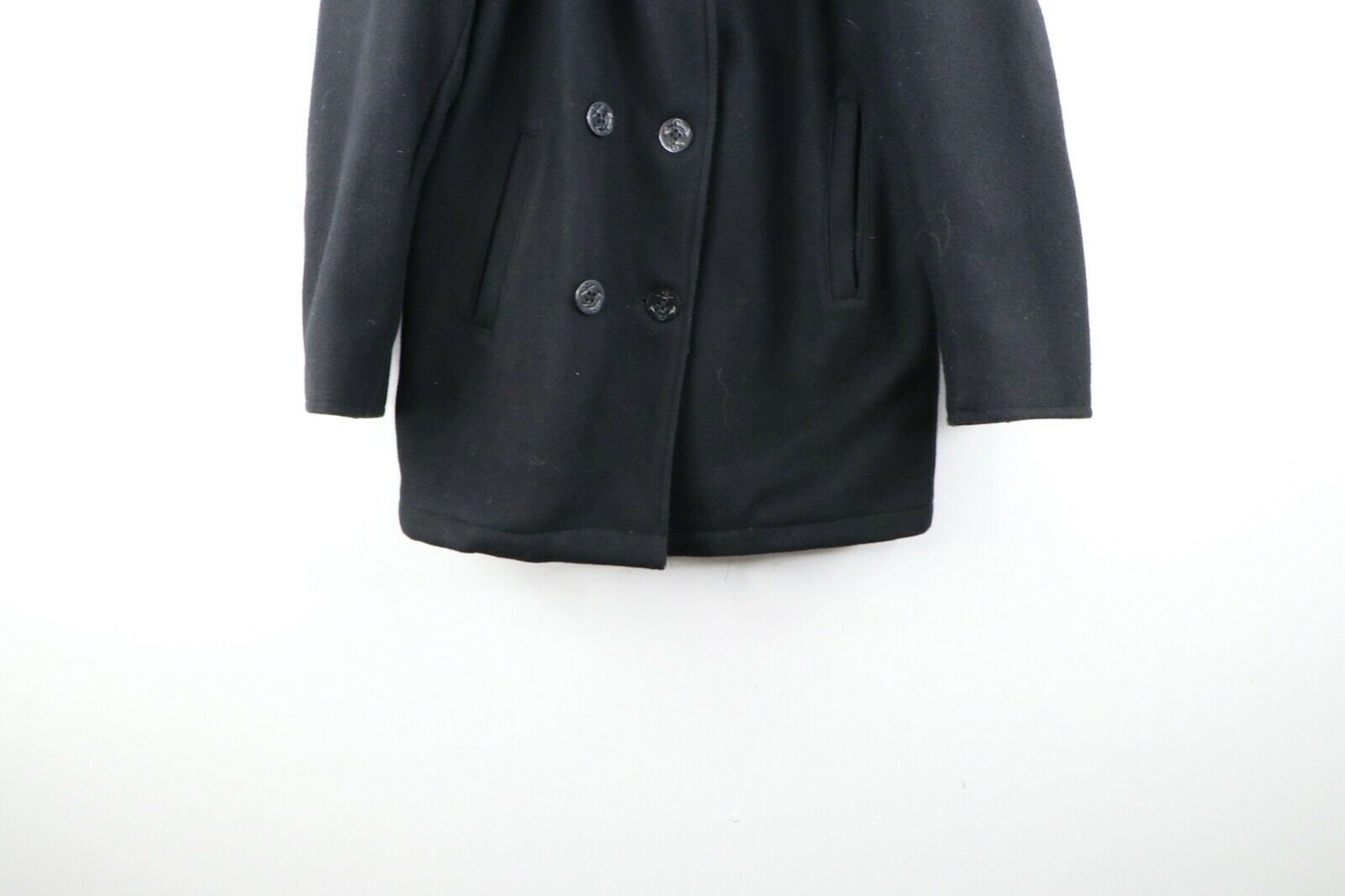 fleece lined pea coat