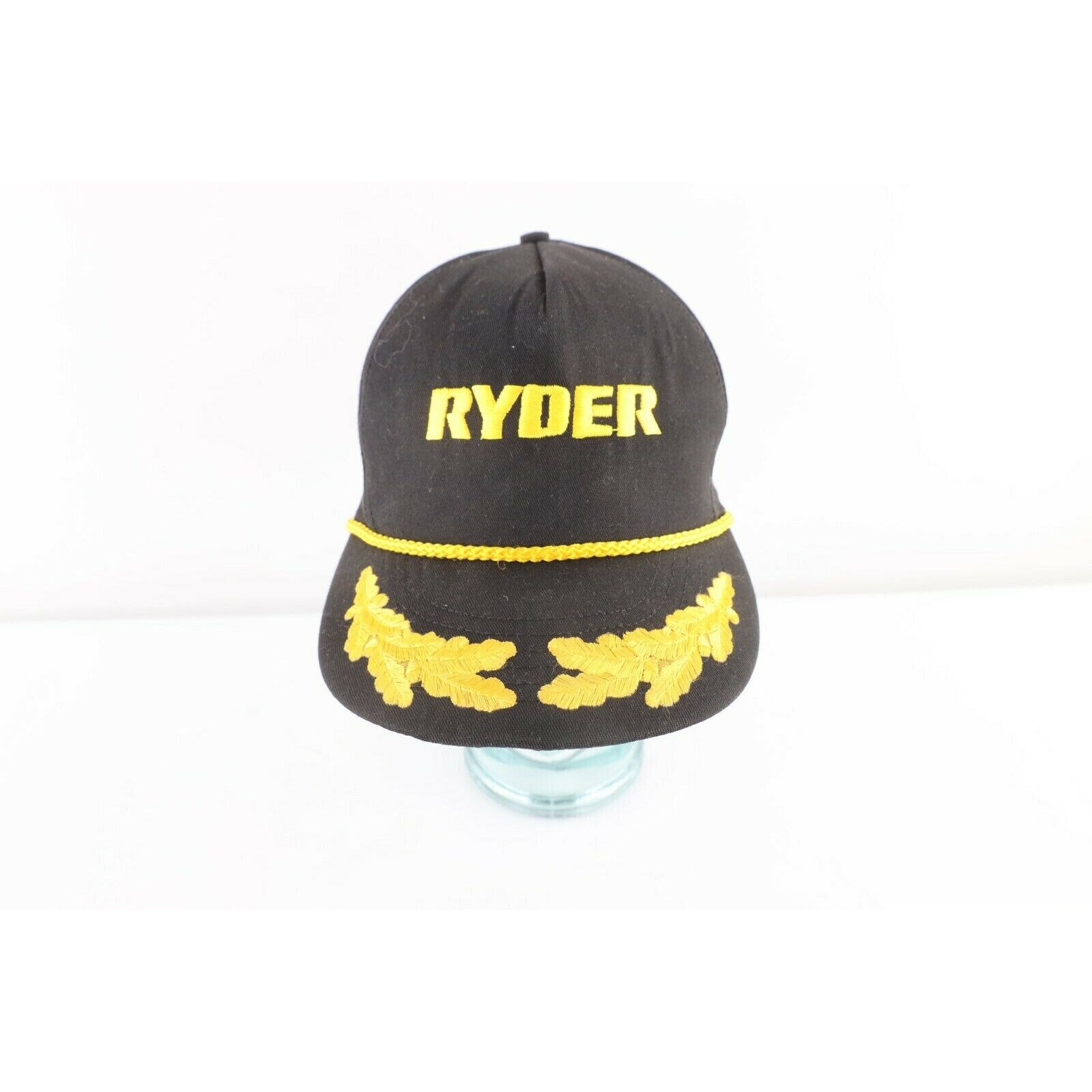 Gold Leaf Roped Snapback Hat 