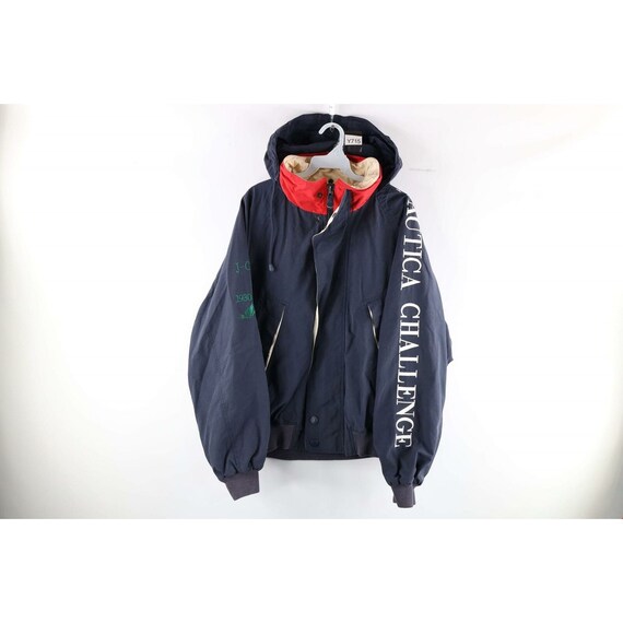 90s Nautica Mens Large Distressed J 