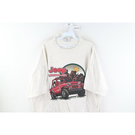 90s Mens 2XL Jeep Wrangler Spell Out 
