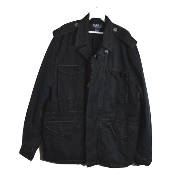 90s Ralph Lauren Mens Large Military Field Parka J