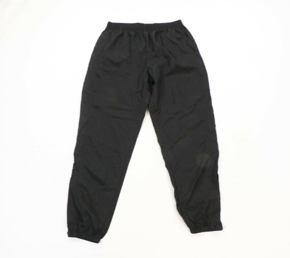 90s Reebok Mens XL Spell Out Stitched Nylon Jogger