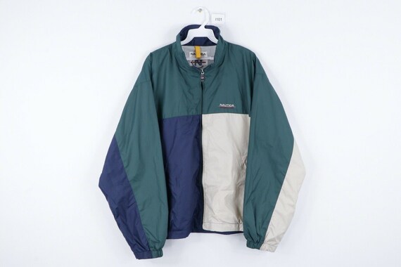 90s Nautica Competition Mens Medium Spell Out Colo