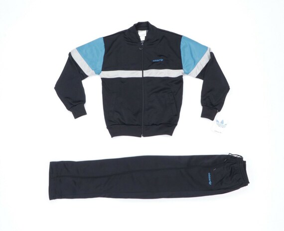 Deadstock Vintage 80s Adidas Mens Small Spell Out Col… - Gem