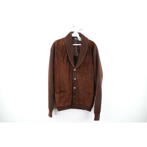 suede cardigan jacket