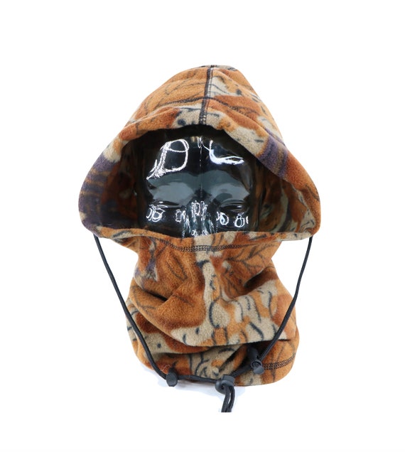 90s Streetwear Camouflage Fleece Balaclava Face Co