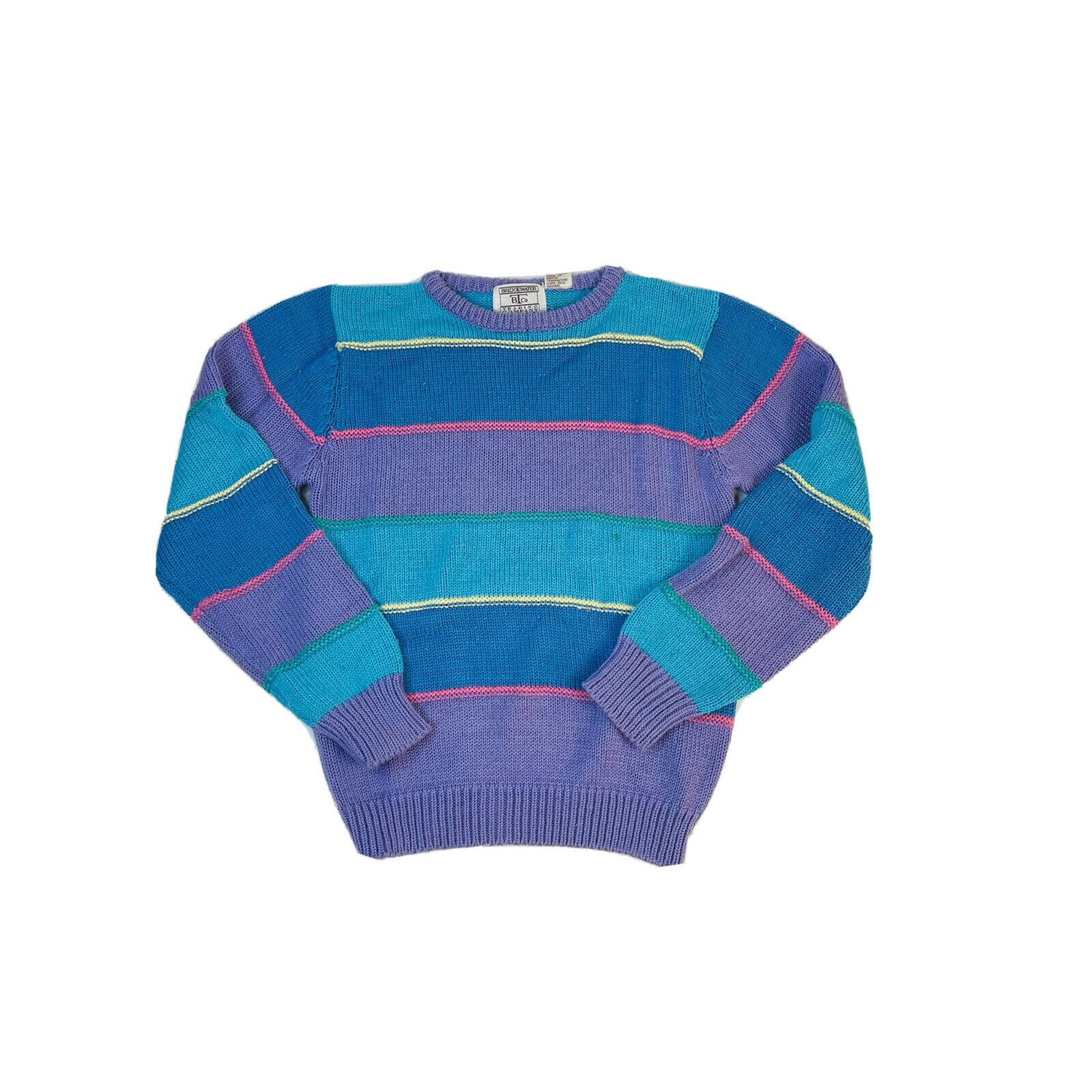 rainbow block sweater