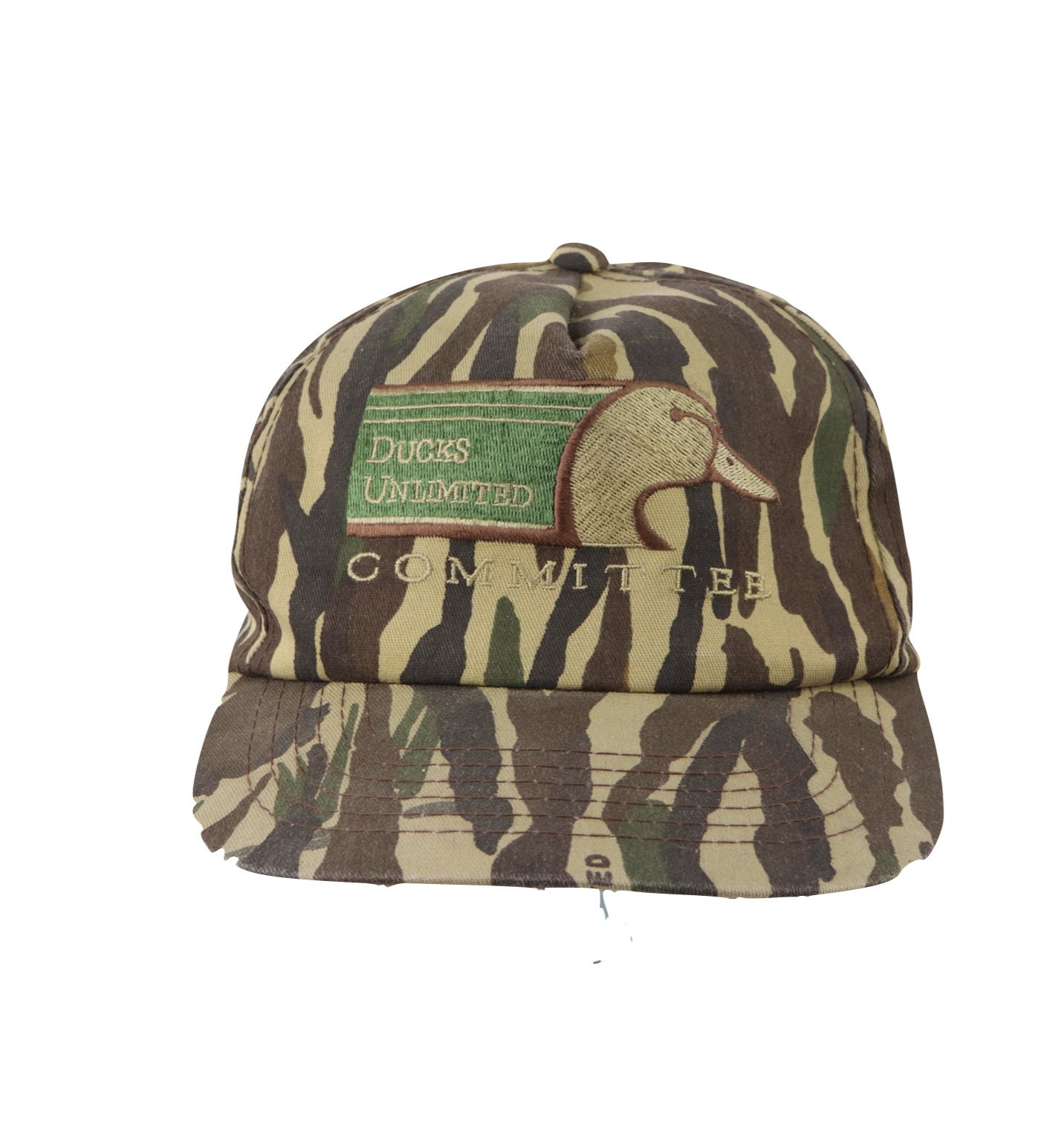 90s Ducks Unlimited Committee Spell Out Camouflage
