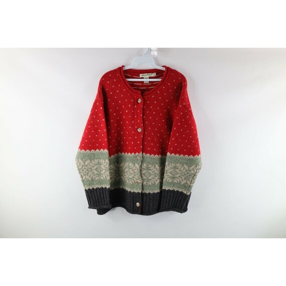 90s Eddie Bauer Womens XL Wool Alpaca 