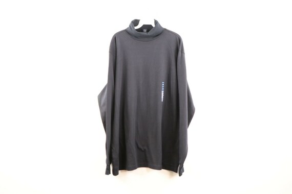 NOS 90s Streetwear Mens 2XL Long Sleeve Blank Turt
