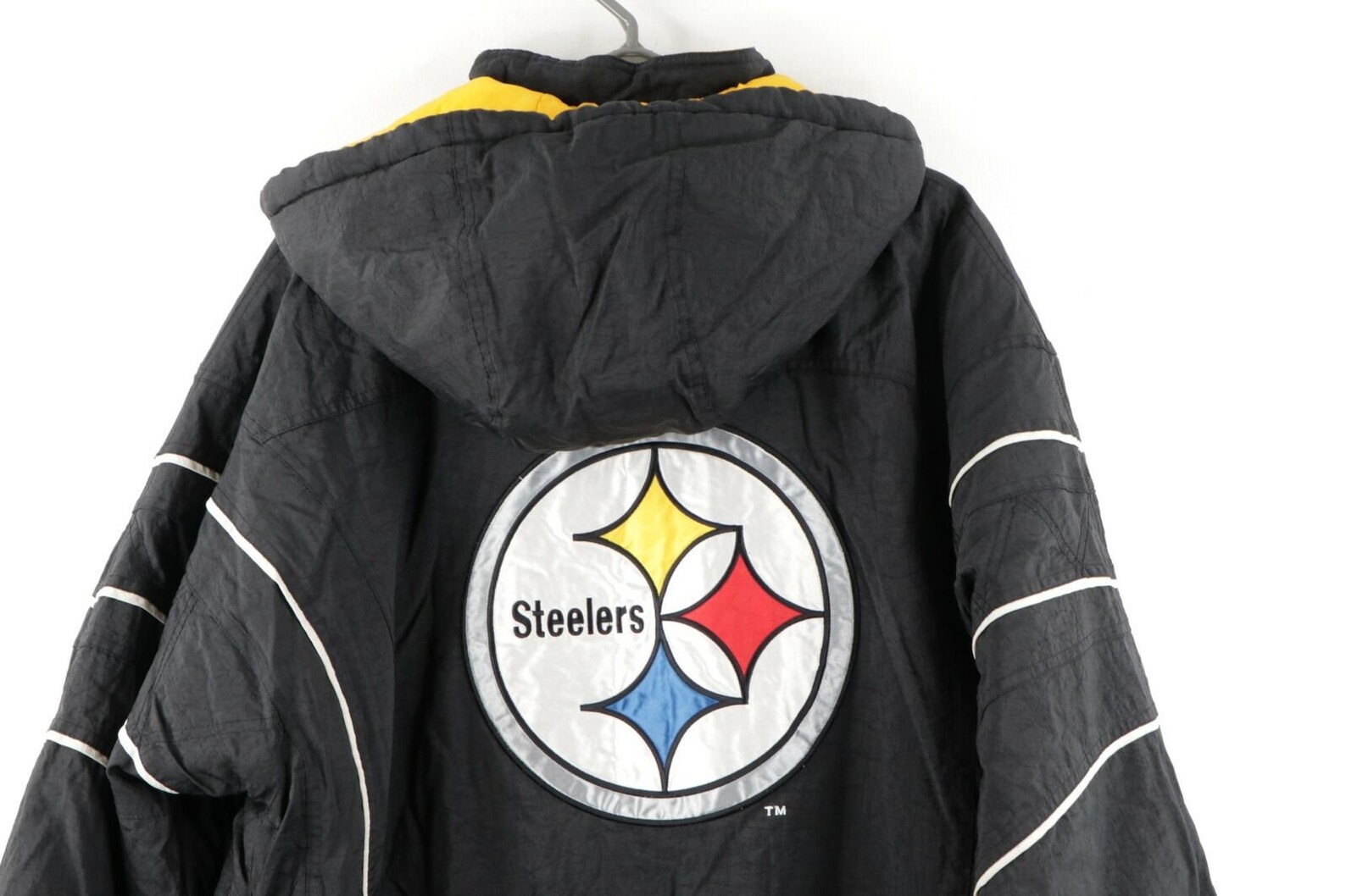 90s Starter Mens Large Pittsburgh Steelers Hooded Pullover | Etsy