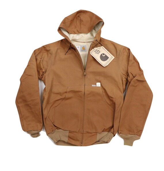 NOS Deadstock Vintage 90s Carhartt Spell Out Hoode