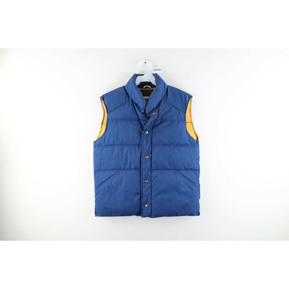 90s Eddie Bauer Mens Medium Down Insulated Puffer Vest Jacket Navy Blue, Eddie Bauer Puffer Vest Jacket, Mens Down Insulated Vest Jacket