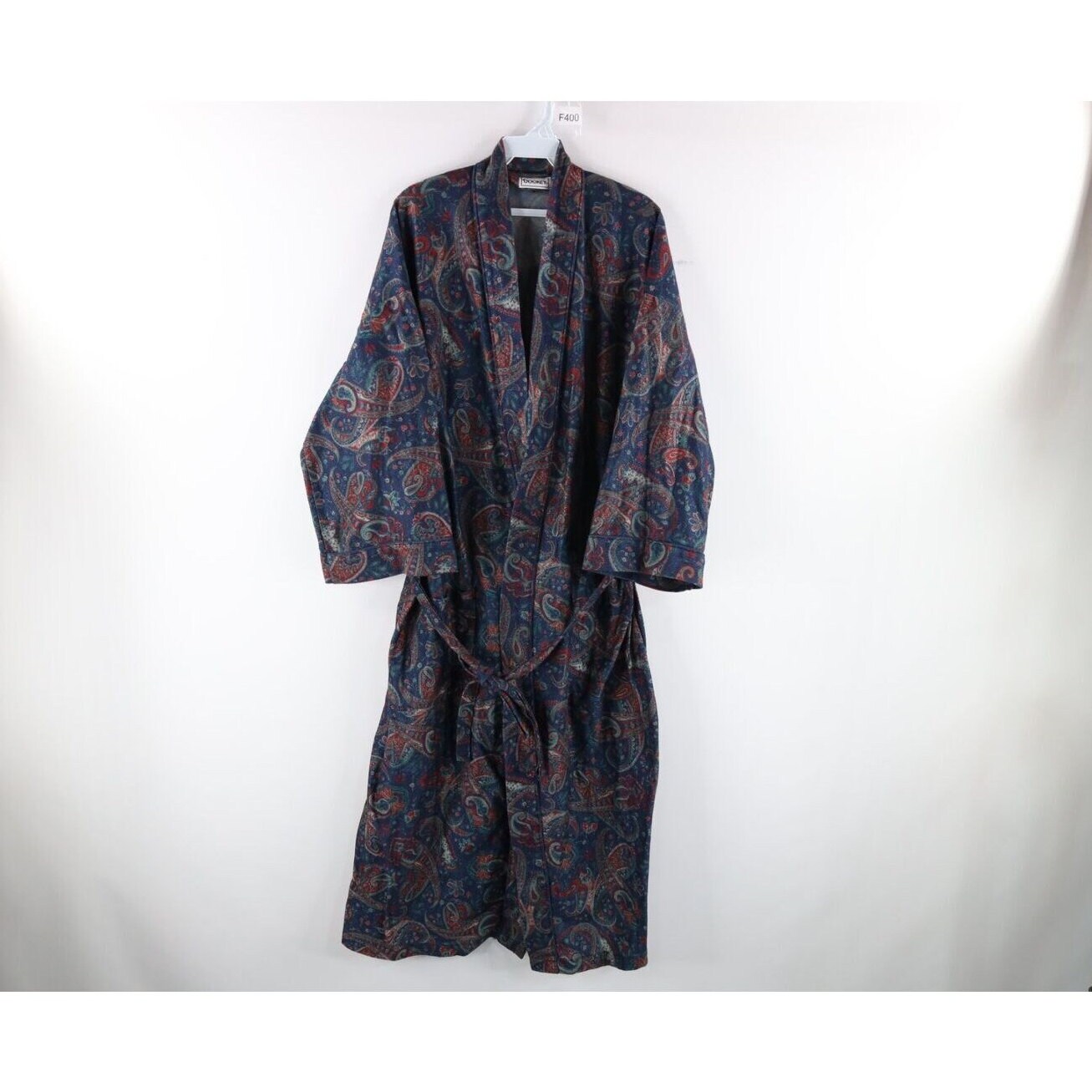 paisley print robe