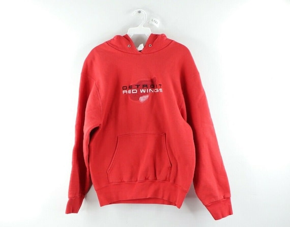 90s Majestic Mens Medium Detroit Red Wings Stitche