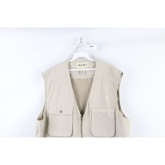 90s Eddie Bauer Mens XL Multipocket Tactical Fishing Full Zip