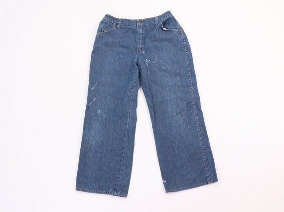 70s Streetwear Womens Size 30 Distressed Wide Leg