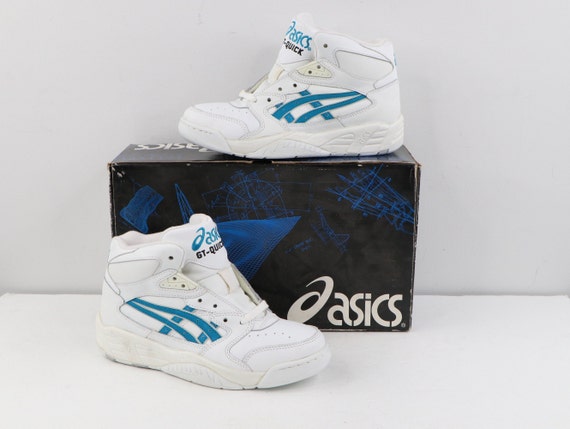 Salida hacia Carretilla látigo NOS Vintage 90s Asics GT Quick MT Leather Sneakers Shoes White - Etsy