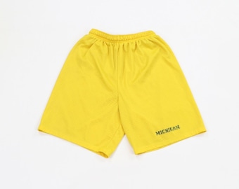 yellow soffe shorts