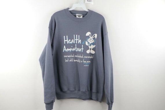 90s Mens Medium Health Assistant Fun Person Funny