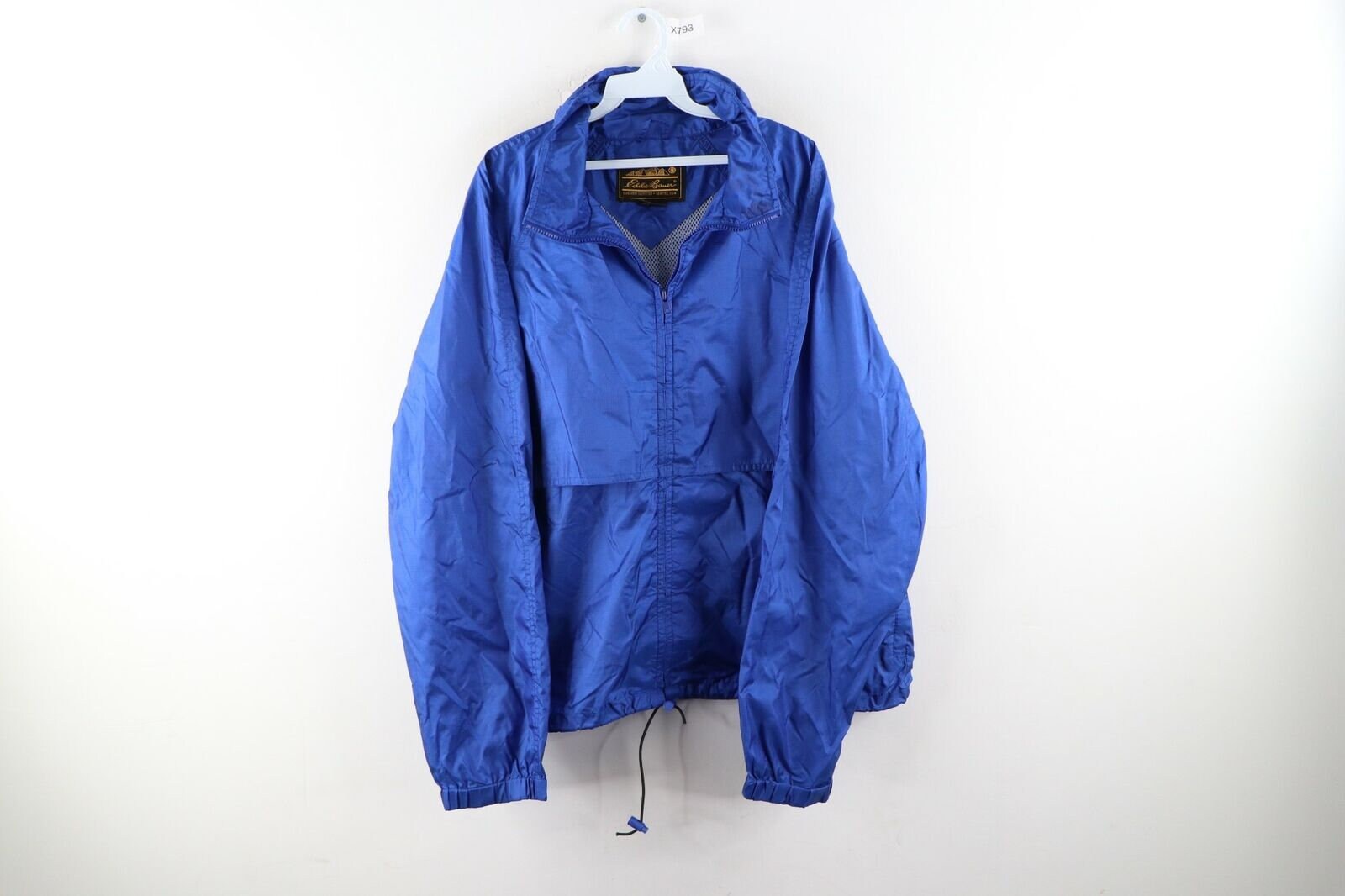90s Eddie Bauer Mens Size Large Full Zip Hooded Windbreaker Etsy