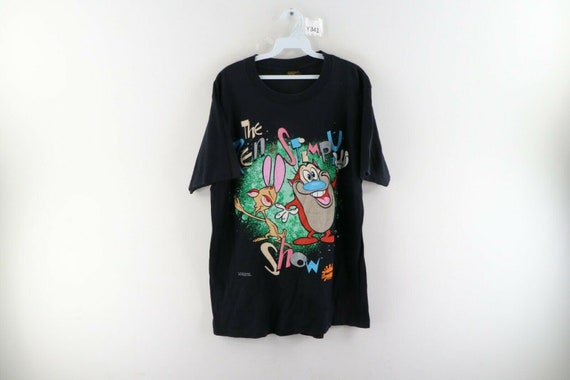 90s Nickelodeon Mens Large the Ren & Stimpy Show Spell Out - Etsy