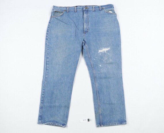 80s Streetwear Mens 44x28 Straight Leg Suspender B