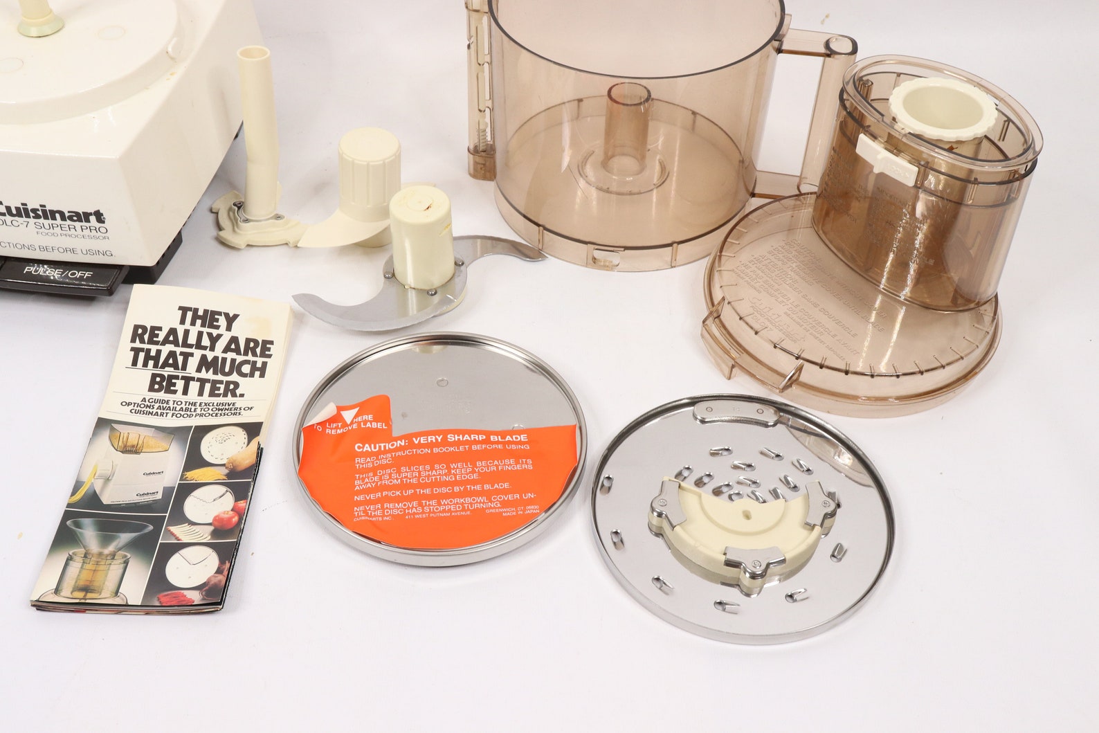 Vintage Cuisinart DLC7 Super Pro Food Processor with Cover Etsy