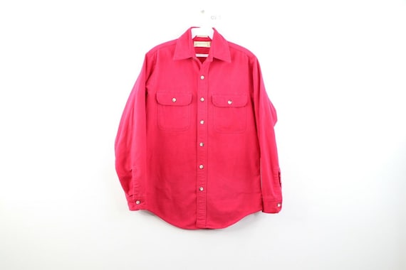 80s Streetwear Mens Small Double Pocket Chamois Cl