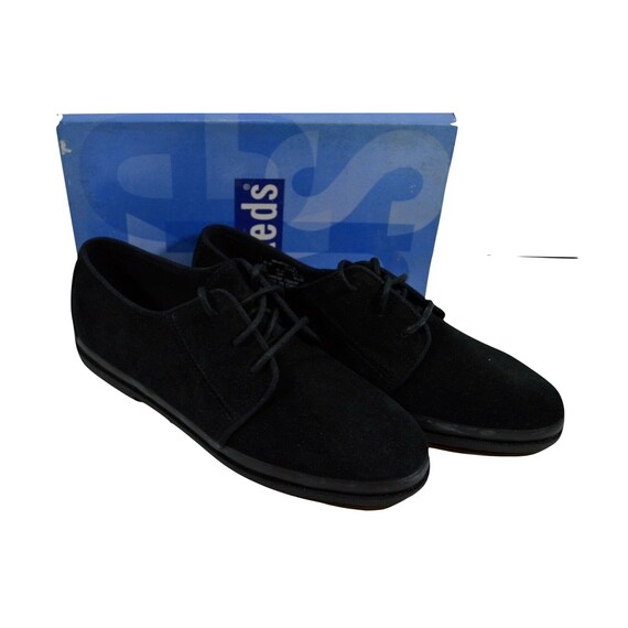 black suede keds