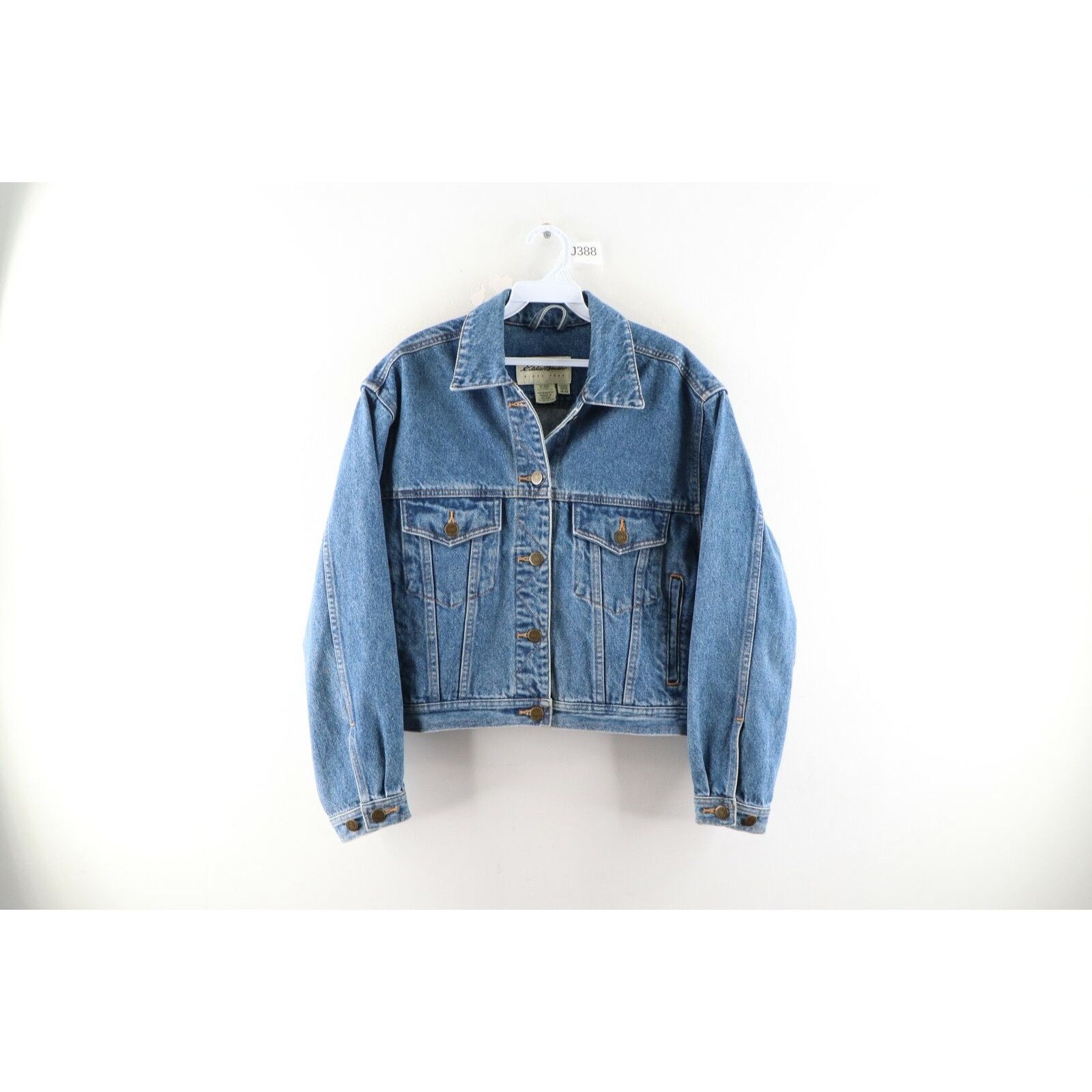 Distressed Denim Trucker Jacket 