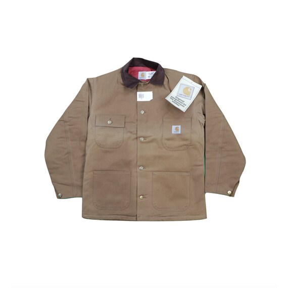 Deadstock 90s Carhartt Mens 40 Spell Out Quilt Lin