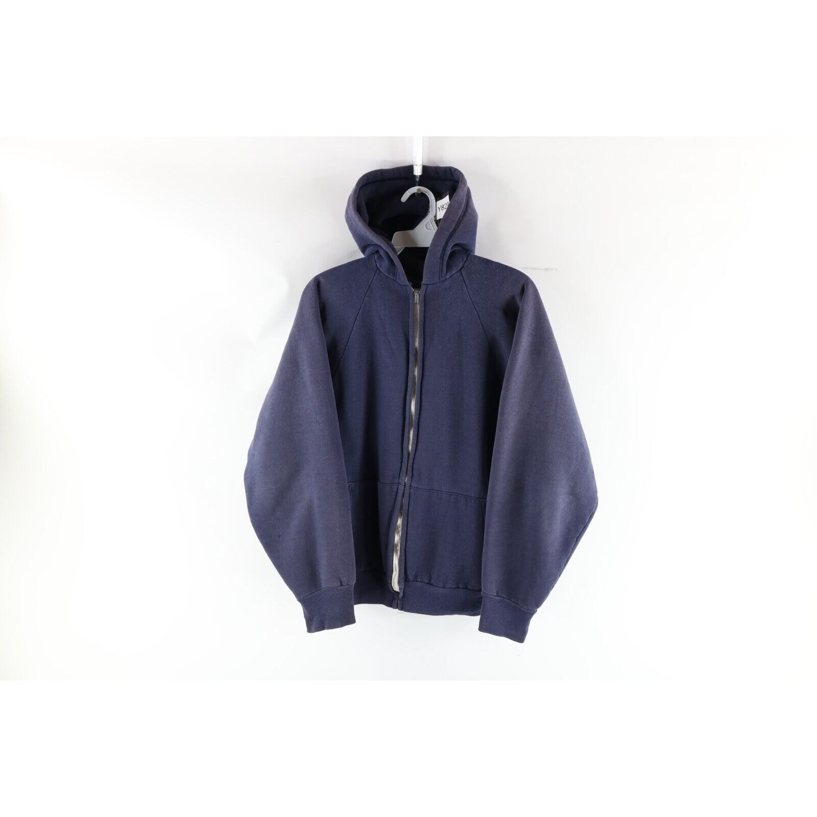 Navy Blue Zip Hoodie - Etsy
