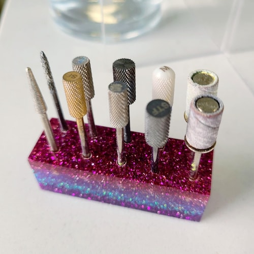 3D Printed Nail Drill Bit Holder Etsy