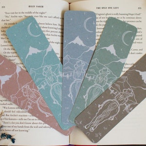 Western Cowgirl Bookmark Set of 5 | Boho Bookmark, Cowboy Bookmark, Rustic Farm Bookmarks