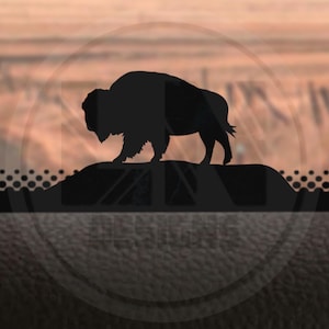 Roaming Buffalo Easter egg Vinyl Decal For Windshield | Fits Jeep Wrangler JK jku JL jlu