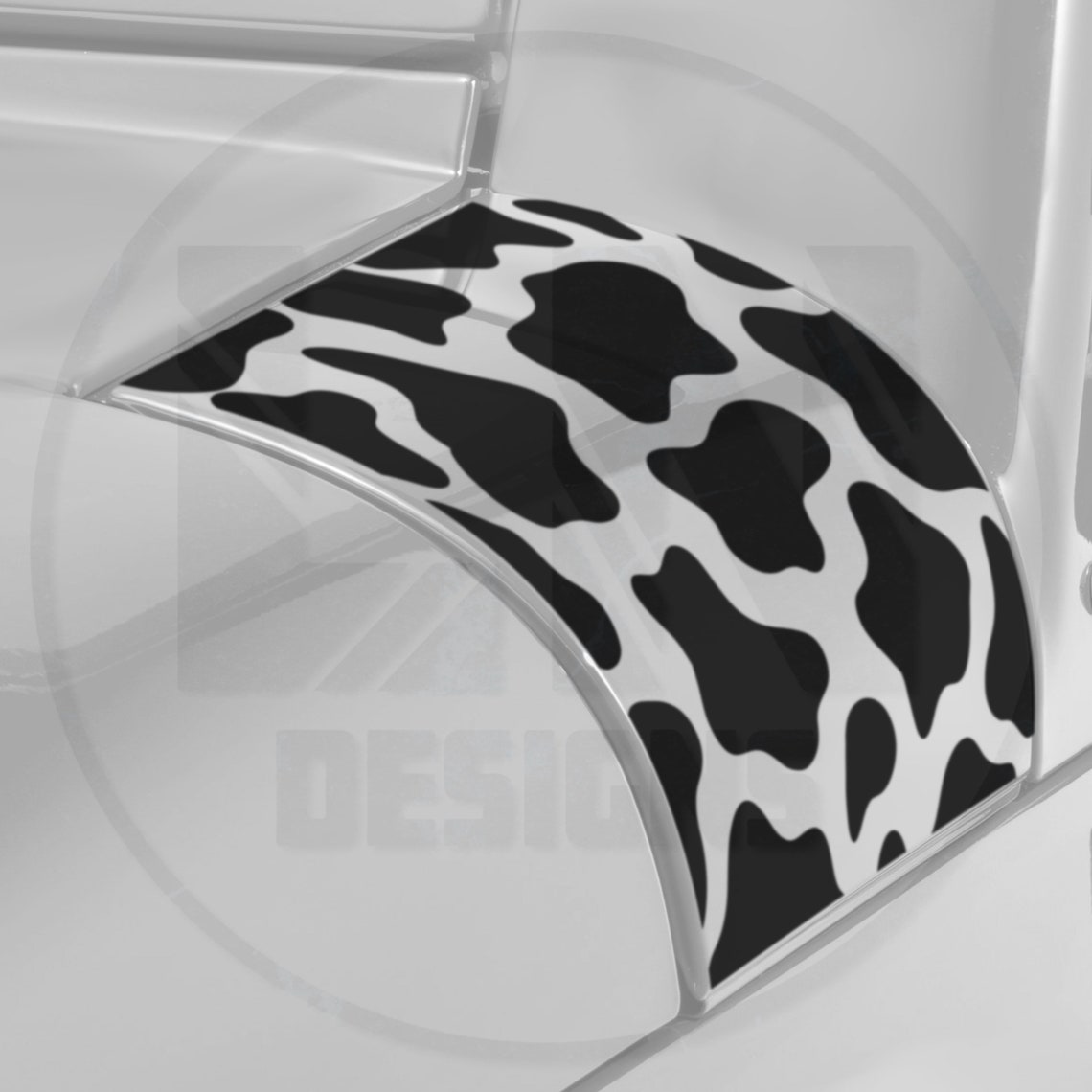 Cow Print Cowl Decal Set Fits Jeep Wrangler JK JKU 20072018 Etsy