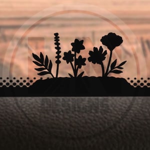 Flower Garden Easter egg Vinyl Decal For Windshield | Fits Jeep Wrangler JK jku JL jlu