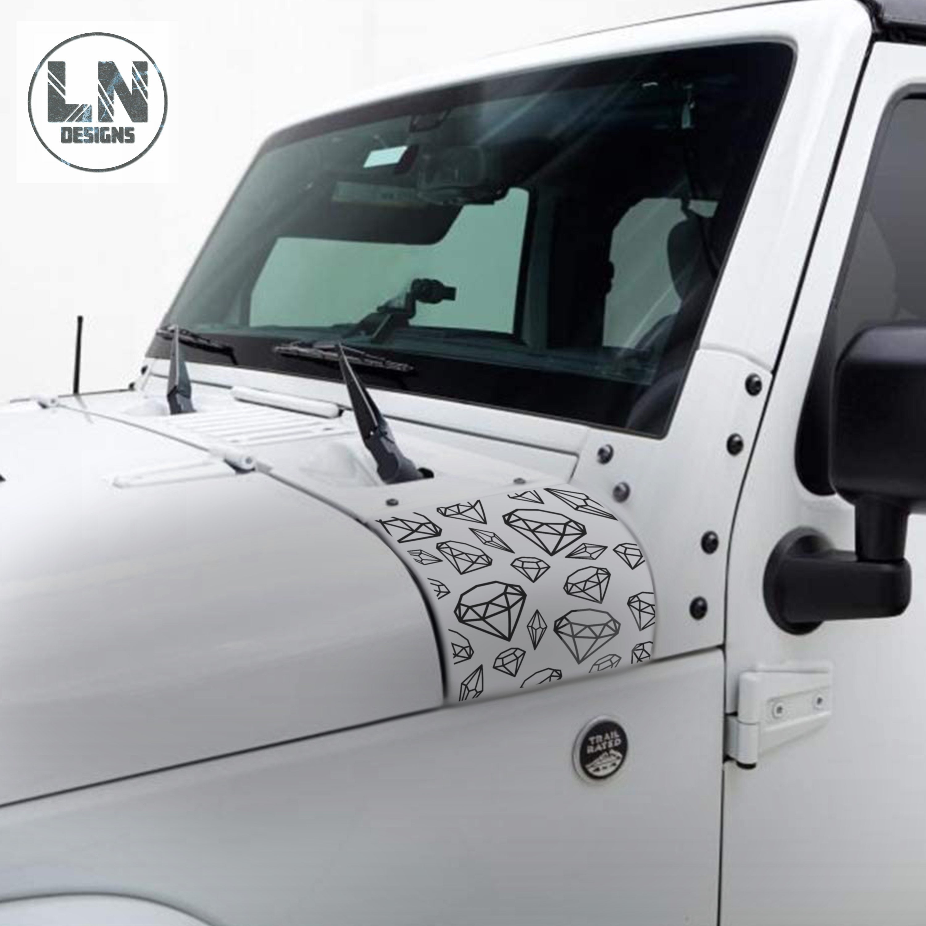 Diamond Crystal Cowl Decal Set Fits Jeep Wrangler JK JKU - Etsy Canada Diamond Crystal Cowl Decal Set Fits Jeep Wrangler JK JKU - Etsy Canada