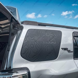 Topography Rear Side Window Decal | Fits 2010-2024 Toyota 4Runner