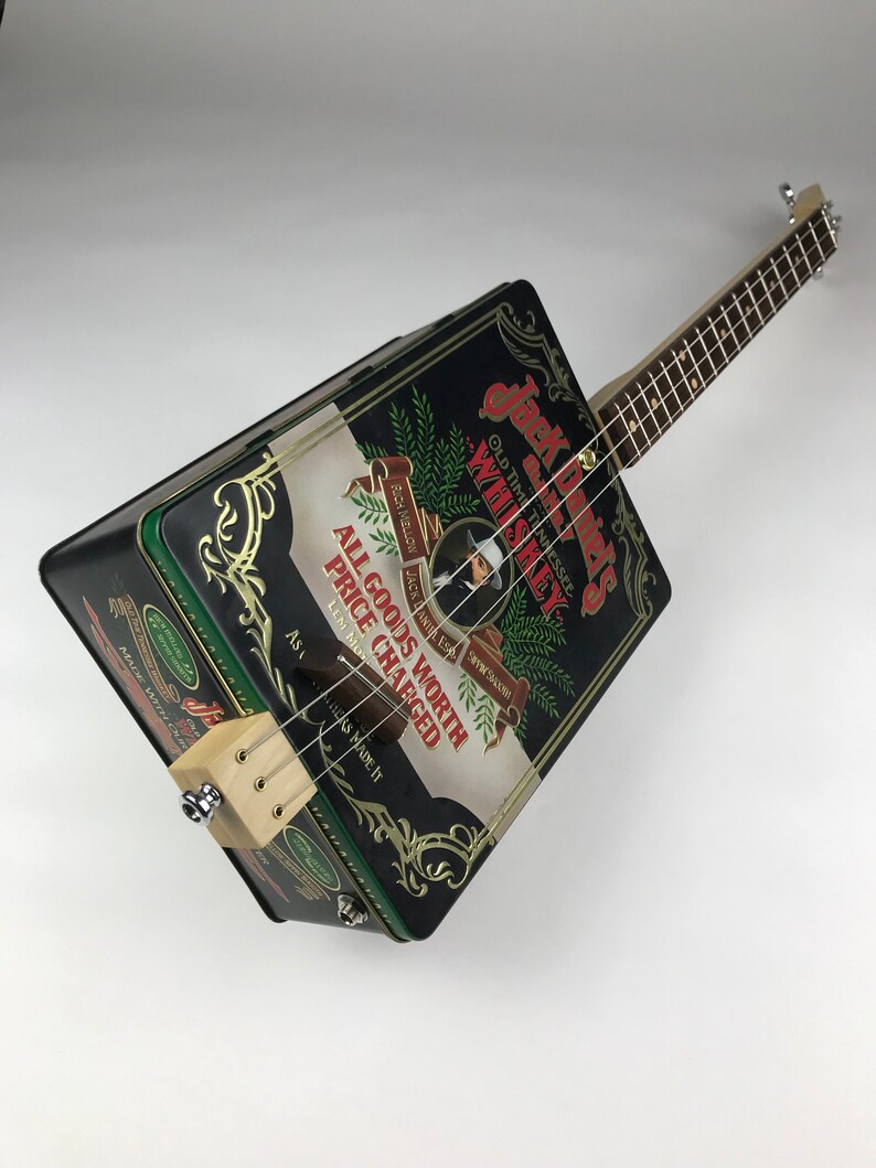 Cigar Box Guitar Vintage Jack Daniels Tin Box Guitar Etsy