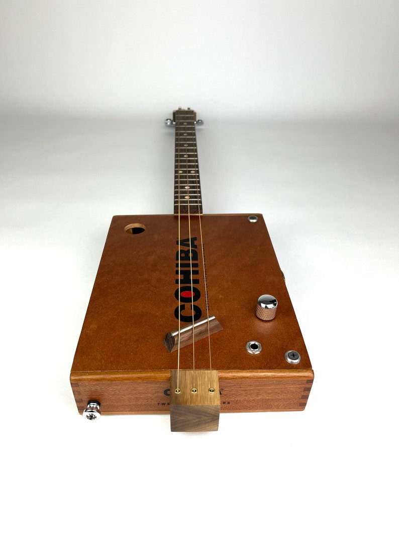 Cigar Box Guitar Cohiba Cigars 3 String Guitar Hand Made Etsy