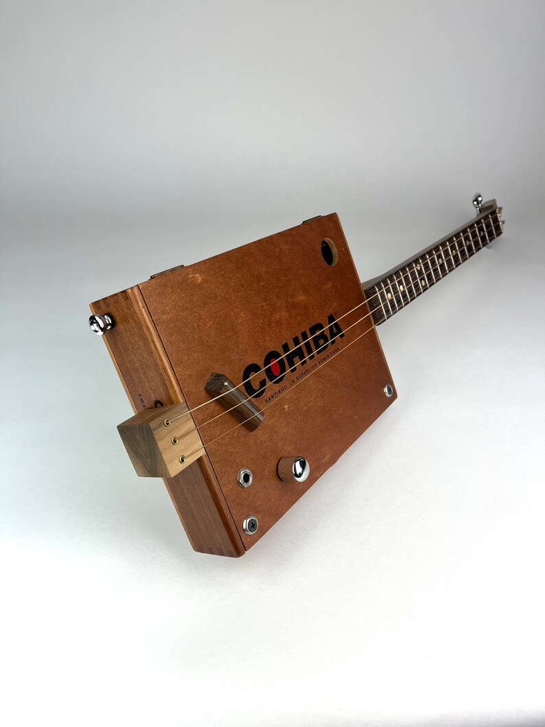 Cigar Box Guitar Cohiba Cigars 3 String Guitar Hand Made Etsy