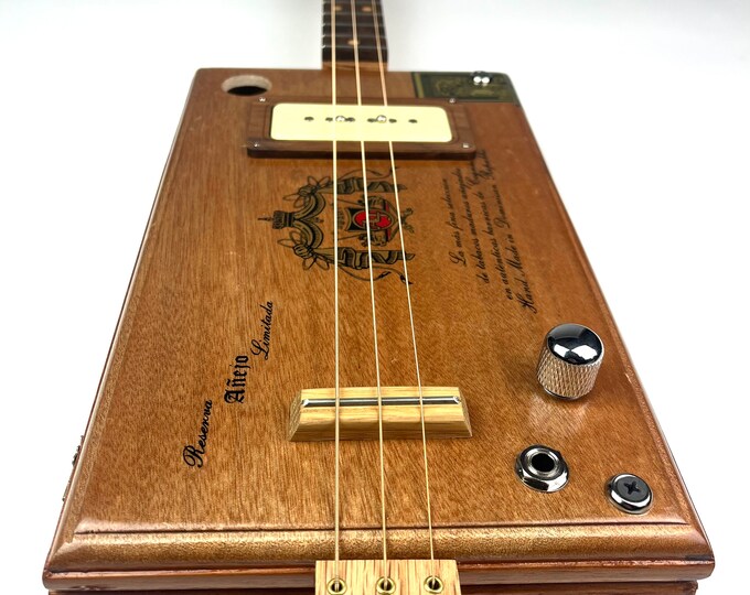 Cigar Box Guitar, Arturo Fuente Cigars, Guitar, 3 String Guitar