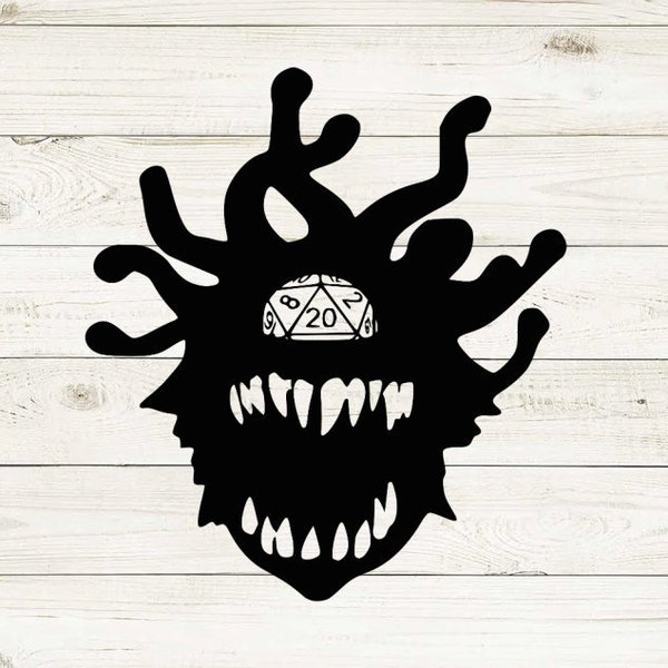 Beholder 3 svg, Beholder shirt, D20 svg, D20 shirt, D&D svg, Dungeons and Dragons svg, DnD Shirt, Dungeons and Dragons shirt, Cricut svg, DM