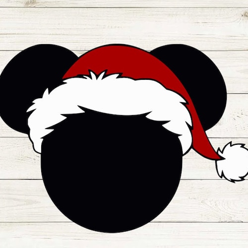 Mickey Santa Ears Svg Mickey Svg Mickey 