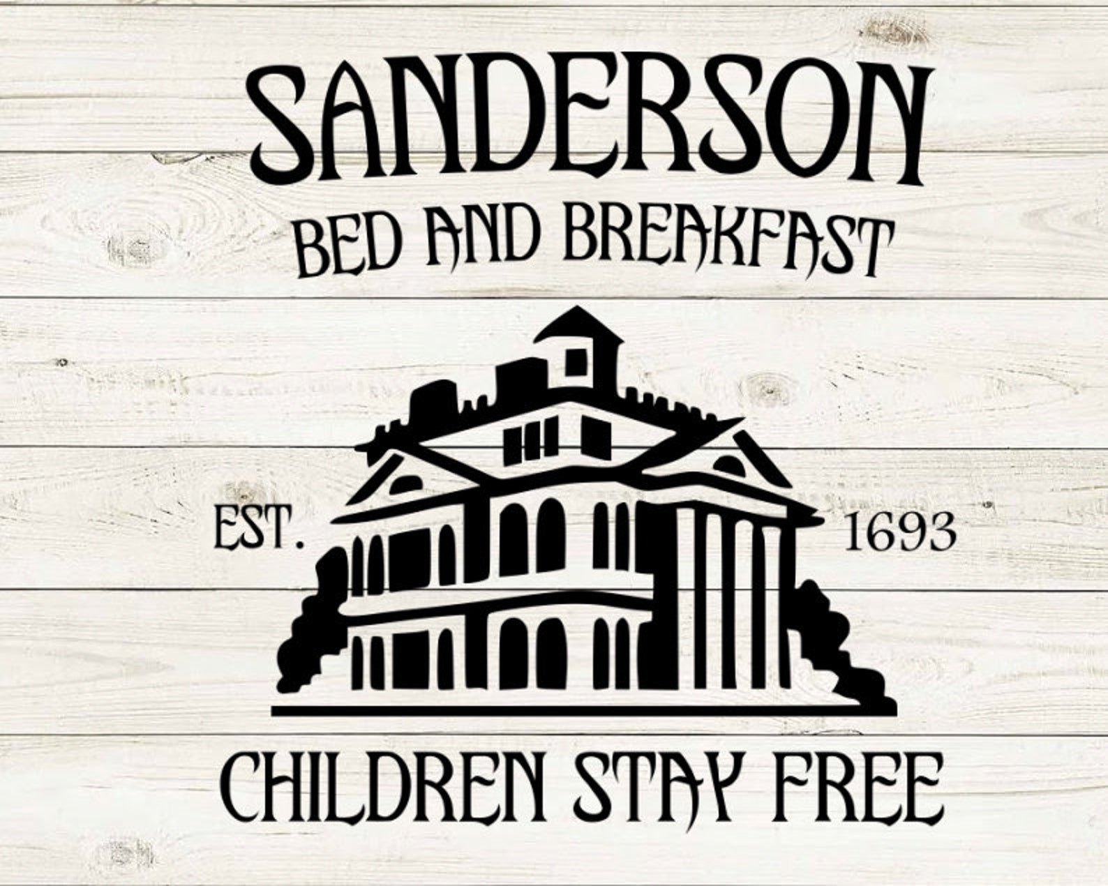 Sanderson Sisters Svg Bed and Breakfast Svg Hocus Pocus Svg Etsy