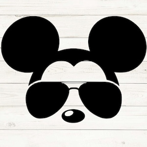 Gafas de sol de aviador de Mickey (svg), Mickey (svg), Gafas de sol de Mickey (svg), Gafas de sol de aviador, Mickey (svg), Cricut (svg), png, eps