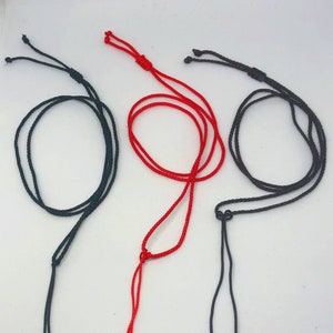 Simple Adjustable String Necklace 3 Colors